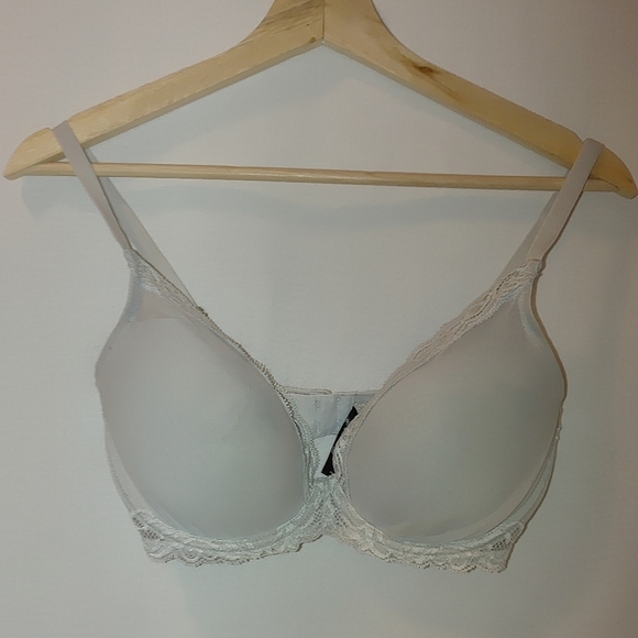 Natori‎ Feathers Underwire Contour Bra Light Blue Gray 34DD 730023 - Picture 1 of 8